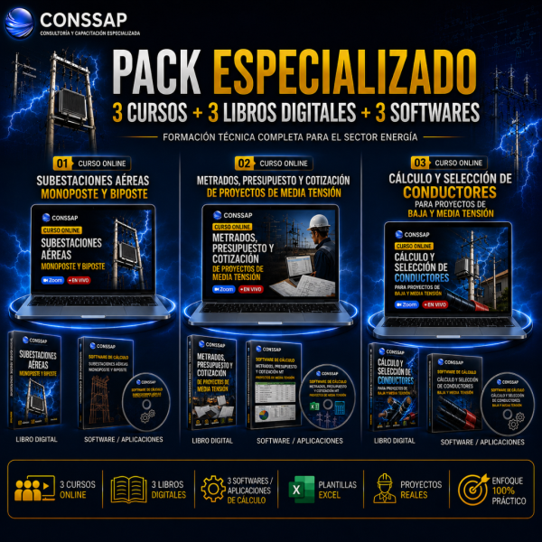pack de 3 cursos